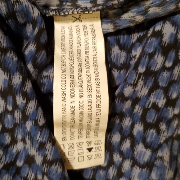 🛍XXI (Forever 21) shirt dress, beautiful pattern, Size M, EUC - Picture 12 of 12